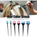 6pcs Hair Dye Applicator Brushes Silicone Hair Dye Brush Soft Bristles Hair Coloring Kit Hair Bleach Tinting Diy Tool for Home Barber Shop Salon - Buy Online on GoSupps.com