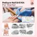 Saviland Pedicure Nail Drill Kit: 5 Speeds Modes Electric Manicure Drill LED Lighting Complete Nail Drill Bits Electric File Nail Art Dead Skin Calluses Nail Art Removal Starter DIY Home Salon-Effect - Buy Online on GoSupps.com