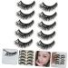 Beatifufu 5 Pairs Diamond Eyelashes Realistic Eyelash Colored Eyelashes Rhinestone Eyelashes Long Fake Lash False Eyelashes False Lash Extensions Women Eyelash Artificial Lashes Gems Eyelash - Buy Online on GoSupps.com