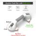 Safety+Beauty 16.5'' Suction Bath Grab Bar - Bathroom Shower Handle (White/Green) | Pack of 1 - Buy Online on GoSupps.com