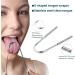 4-Piece Stainless Steel Tongue Cleaner Set | Combat Bad Breath & Freshen Breath Fast | Eco-Friendly & Easy to Clean - Buy Online on GoSupps.com