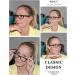 Eyekepper Blue Light Filter Glasses - Anti-Glare Reflective Computer Readers | Clear Stylish Frame for Eye Protection - Buy Online on GoSupps.com