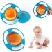 DZCYAOHL 360 Degrees Gyro Bowl - Unspillable Snack Toddler Bowl for Babies and Kids (Blue) - Buy Online on GoSupps.com