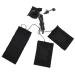 Electrical heating pillows one to three electric heating cushions 3 gears waterproof carbon fiber heating sheet USB-powered clothing vest heating film set for winter camping indoors and outdoors