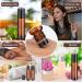 Hyber&Cara 10ml Glass Roll on Bottles 8Pcs Essential Oils Roller Bottles - Stainless Steel Roller Balls - Aromatherapy Set with Bonus Gifts - Buy Online on GoSupps.com