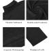 Men's Slim Fit Black Turtleneck Sweater | Casual Long Sleeve Top | Breathable & Cozy | Medium - Buy Online on GoSupps.com