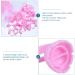 SOIMISS Lot De 100 Supports D'anneaux Ovales Roses Pour Pigments Et Extensions De Cils Outil Portable Professionnel Pour Maquillage Et Tatouage - Buy Online on GoSupps.com