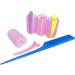 Kamay's 12PCS 30mm/1.2" Hair Rollers Curlers Rollers With 12 Duckbill Sectioning Clips 1 Comb Used for Hair Styling Self Grip Rollers 30mm Clips Comb Set - Buy Online on GoSupps.com