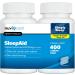 NUVICARE Nighttime Sleep Aid with Diphenhydramine HCl 25 mg Non Habit Forming Regular Strength Sleeping Pills for Adults 200 Caplets - Pack Of 2