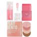 Kaja Juicy Glass Lip Oil 01 Rose Hip Spritz + Dewy Bar - Creamy Multi-Stick Blusher & Lip Balm 02 Strawberry Sorbet 10g + 3-in-1 Blendable Sculpting Trio - Play Bento 01 Butter Up Bundle