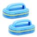 2pcs Household Cleaning Tools Sponge Cleaning Brush with Handle for Daily Use in Kitchen