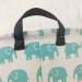 HIYAGON Canvas Fabric Laundry Baskets - Collapsible Clothes Hamper (2 Pack) Blue Elephant Design - Buy Online on GoSupps.com