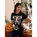 G and PL Halloween Pregnancy Womens Top Maternity Funny Graphic Shirt - Skeleton Design | S-XXL - Buy Online on GoSupps.com
