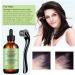 Menthe poivr e Huile essentielle de Romarin et Derma Roller 0.5mm pour la croissance des cheveux les soins de la peau la croissance des sourcils et des cils pour 1 pack huile+rouleau dermique - Buy Online on GoSupps.com
