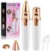 Woman's Facial Hair Remover 2 in 1 Eyebrow and Face Epilator Hair Removal Device Facial Epilator for Women Rechargeable Upper Lip Hair Remover Hair Remover for Women Face Ladies Facial Hair Remover