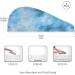 Watercolor Hair Towel 2 Pack - Super Absorbent Quick Dry Hair Turbans for Women & Girls - Buy Online on GoSupps.com