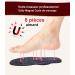 Massage Magnetic Insoles | Breathable Acupressure & Deodorant Foot Care | Anti-Orthopedic for Weight Loss - Unex Black - Buy Online on GoSupps.com