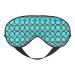 Turquoise Pattern Print Unisex Sleep Mask Double-Sided Eye Mask Ideal for Sound Sleep and Skin Care
