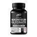 Pure Magnesium Glycinate Capsules - Non-Buffered 350mg Elemental Magnesium Supplement - Chelated High Absorption & Purity Magnesium Complex - Made in USA