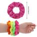 Yolev 12-Pack Neon Velvet Hair Scrunchies | Premium Elastic Bands for Women & Girls - Buy Online on GoSupps.com