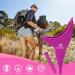 Reusable Silicone Female Urination Device - Fuchsia Women's Urinal for Standing Pee, Travel & Outdoor | Includes Drawstring Bags - Buy Online on GoSupps.com