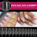120Pcs Matte Square Fake Nails - Acrylic False Nail Set for Nail Extension - French Square Shaped Tips for Salons and DIY Nail Art - Clear - Buy Online on GoSupps.com