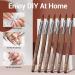 Modelones Acrylic Nail Brush Size 8 - Pure Kolinsky Hair Bristles - Professional Manicure Pedicure Tool for DIY Home Salon - Buy Online on GoSupps.com