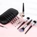 Ducare 10-Piece Professional Makeup Brush Set | Premium Synthetic Brushes with Cosmetic Bag | Travel-Friendly Black Makeup Brushes - Buy Online on GoSupps.com