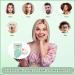 Hience Scalp Massage Brush Set - 2 Pcs Hair Growth & Anti-Dandruff Shampoo Brush | Eco-Friendly Wheat Straw & Soft Silicone Bristles | Mint Green & Beige - Buy Online on GoSupps.com