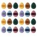 24 Mini Powder Puffs Finger Tassels Sponge Finger Bands Mini Beauty Blender Suitable for Mixing Make Up Suitable for Foundation Concealer Face Eyes Cosmetics Wet and Dry Makeup
