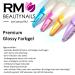 Glossy Black Gel Nail Polish - UV LED Color Gel No Sweat Layer | RM Beautynails 5ml - Buy Online on GoSupps.com