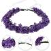 minkissy Flower Headband Lavender Flower Garland Lavender Headband Flower Crown Lavender Headpiece for Beach Vacation (Light Purple) - Buy Online on GoSupps.com