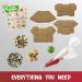 Christmas Gingerbread Mini Village Kit - Build Your Own Holiday Town with 4 House Sets, Candies, Fondant, Icing, Decorating Bags, & Stickers - Buy Online on GoSupps.com
