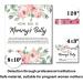 Baby Shower Measure Belly Game Set - 34 PCS Pink | How Big is Mommy's Belly | Includes 30 Guessing Cards, 3 Measuring Tapes, and Game Sign with Stand - Buy Online on GoSupps.com