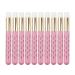 Lash Brushes For Cleansing Lash Brushes For cleansing Eyelash Cleaning Brush Lash Shampoo Brushes Set Eyelash Cleansing Brush For Cleansing Eyelash Extension Soft and Comfortable (Pink)