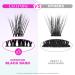 DIY Eyelash Extensions - Cluster Individual False Eyelashes for Natural Look | Reusable & Glue Bonded | 24 Mix - Super Thin Band - Buy Online on GoSupps.com