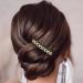 PRETTYLIFE Bridal Crystal Side Combs 2pc Set - Dark Green Wedding Hair Accessories for Women & Girls - Buy Online on GoSupps.com