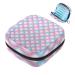 Women Fish Scale Pattern Napkin Storage Bag Portable Zipper Napkin Pouch for Teen Girls Women Ladies