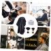 MUSISALY Set 4 Hairdressing Tools Set Hair Dye Gown Hairdressing Cape Hair Cutting Apron Salon Neck Duster Hair Color Apron Barber Neck Brush Haircutting Strips Haircut Neck Brush Plastic - Buy Online on GoSupps.com