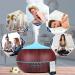 Aroma Oils Diffuser & Humidifier - 500ml Ultrasonic Essential Oil Diffuser with Remote Control for Bedroom Office & Yoga - Quiet Aromatherapy Fragrance Lamp in Brown - Buy Online on GoSupps.com