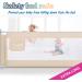 70 Inches Bed Rail for Toddlers Fold Down Safety Baby Bed Guard Swing Down Bedrail for Convertible Crib  Kids Twin  Double  Full Size Queen & King Mattress  Beige Upgraded (1 Pack) - Buy Online on GoSupps.com