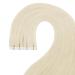 Youngsee 50cm Blonde Real Hair Tape Extensions - Virgin Remy Hair - 5pcs #1000 - Smooth & Seamless - Buy Online on GoSupps.com