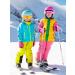 Kids Winter Waterproof Ski Gloves 2 Pairs for Cold Weather - Purple Red - 3-6 Years - Buy Online on GoSupps.com