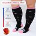 Zfsock Compression Stockings for Thick Calves - Medical Support Socks 20-30mmHg for Men & Women Travel & Sport - Oversize 6XL Available in Cat Pink - Buy Online on GoSupps.com