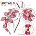 IYOU Flower Wedding Headband Red Pearl Hair Bands Copper Wire Prom Bridal Hair Accessories for Women - Buy Online on GoSupps.com