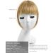 YAMEL Clip in Bangs Human Hair Extensions - Dirty Blonde Face Fringe for Women - Buy Online on GoSupps.com