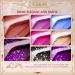 ROSALIND UV Nail Polish Colour Changing Gel Nail Polish Set 10 Pieces Glitter Thermal Shellac Gel Polish UV LED Soak Off Chameleon Gel Polish Set Blue White - Buy Online on GoSupps.com