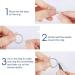 Coopache Ring Size Adjuster Set - 2 Styles, 13 Sizes - Jewelry Sizer Mandrel for Loose Rings - Silicone Spiral Tightener for Guard, Spacer, Fitter - Buy Online on GoSupps.com