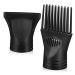 VINTORKY 2 Pcs Hair Dryer Nozzle Comb Blow Dryer Brush Accessory for Hairdryer Universal Component Plastic