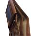 BMF Men's Original Bi-fold Embroidered Brown Genuine Leather Wallet - Tall Version in Brown - Buy Online on GoSupps.com